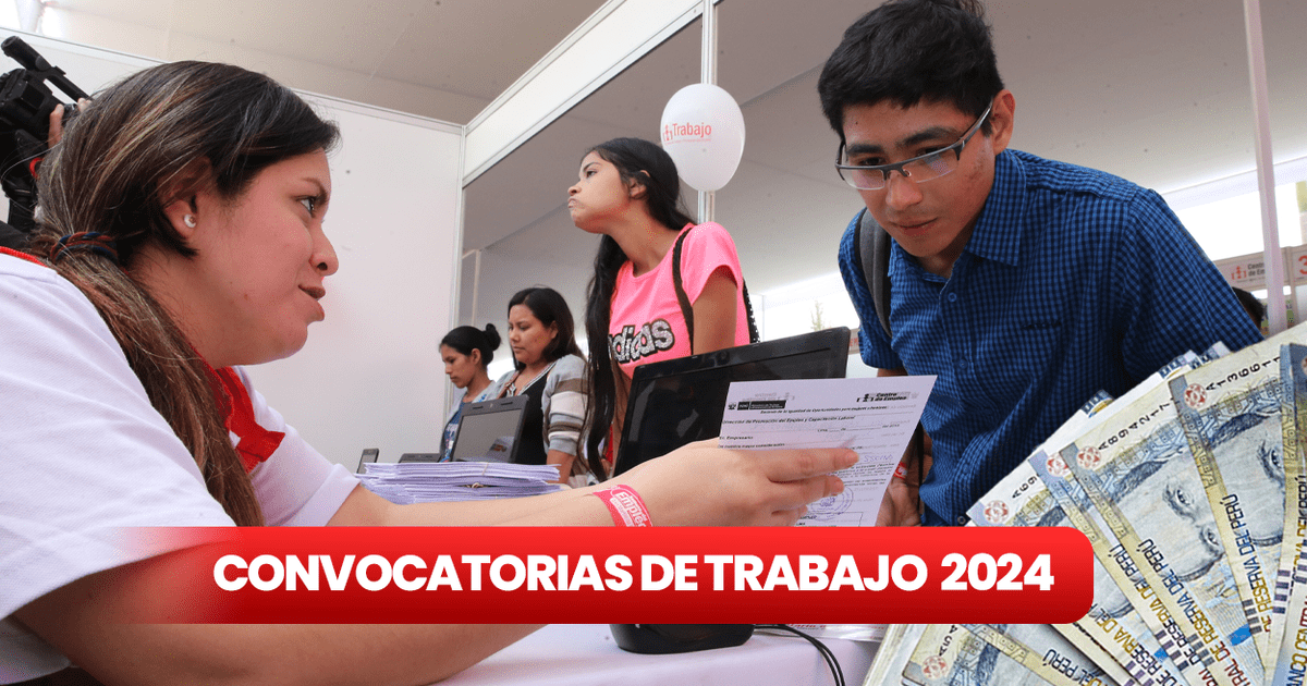 Convocatorias CAS del 20 al 24 de marzo hoy consigue trabajo en el