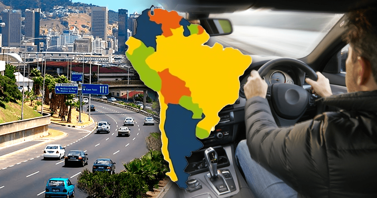 Guyana |  Suriname |  South America |  Only 2 countries in South America drive on the left like England and India |  Latin America |  Australia |  Europe |  Asia |  Africa |  British Colony |  Which countries drive on the right |  World |  the world