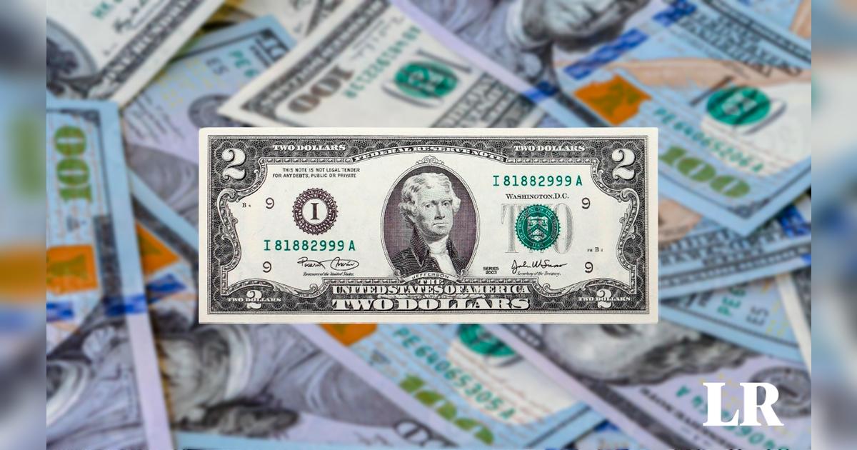 Billete de 2 dólares | Este es el motivo por el que existen pocos ...