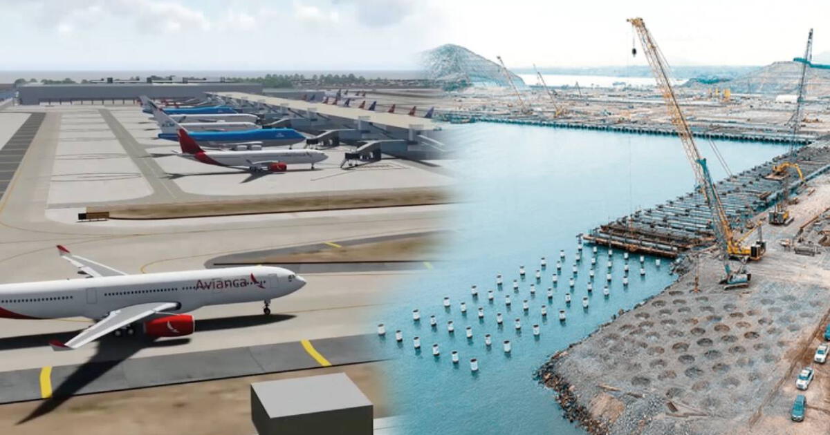 These 10 mega projects will transform the country, create jobs and increase the competitiveness of the economy  Sanke Megaport |  Jorge Chavez Airport |  economy