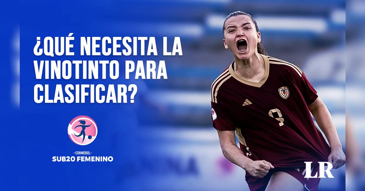 Sudamericano Femenino Sub20 ¿Qué necesita la Vinotinto para clasificar