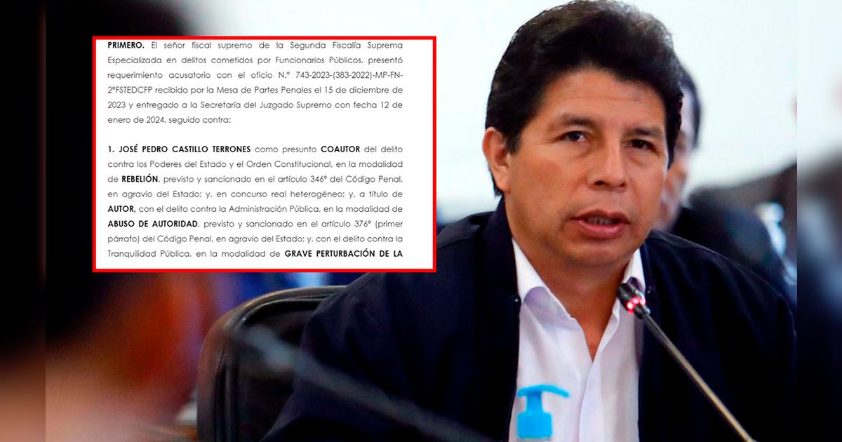 Pedro Castillo irá a juicio por golpe de Estado: programan audiencia de ...