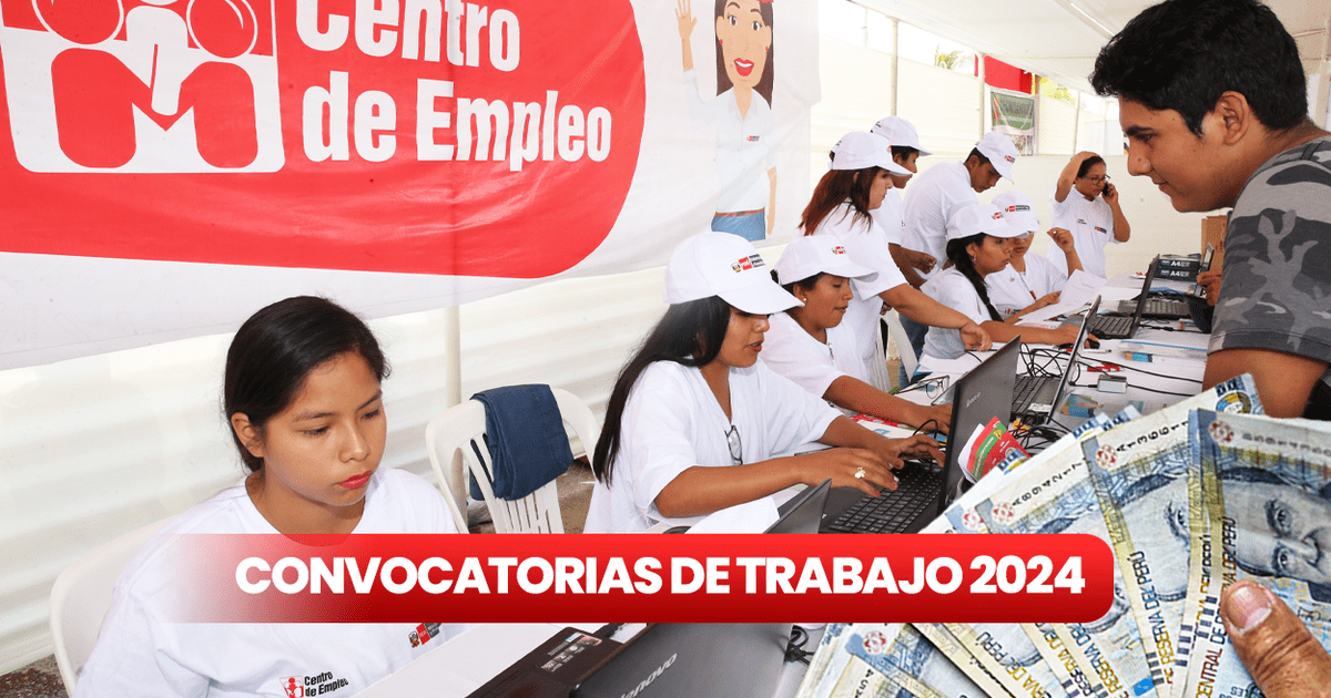 Convocatorias de trabajo CAS 2024 empleos en el Estado disponibles en