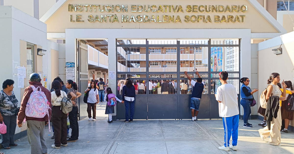 Chiclayo: Dozens of school children evacuated after student riot |  Society