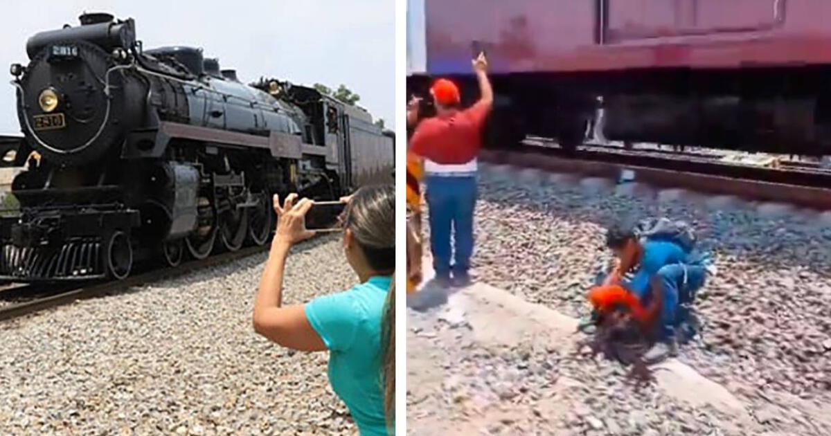 VIDEO Mujer muere impactada por la locomotora La Emperatriz en Hidalgo tras intentar sacarse