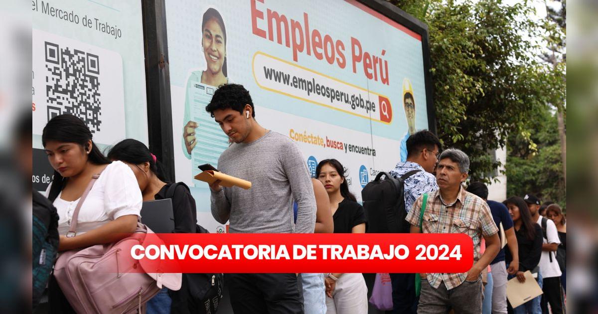 Convocatoria del Ministerio de Trabajo 2024: entidad  ofrece empleos en Lima con sueldos de hasta S/7.000 | empleos Perú | | Sociedad | La República