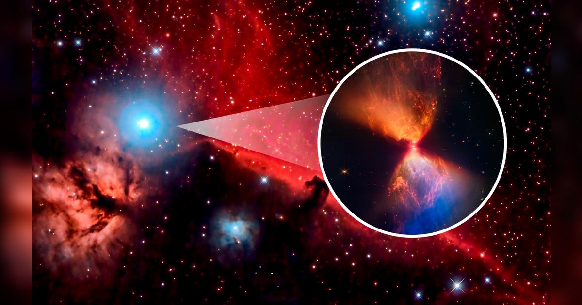 Telescopio James Webb de la NASA capta un misterioso 'reloj de arena ...