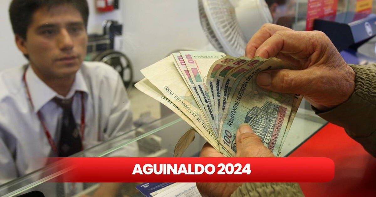 Aguinaldo para el sector público en Perú 2024 fechas de pago, monto a