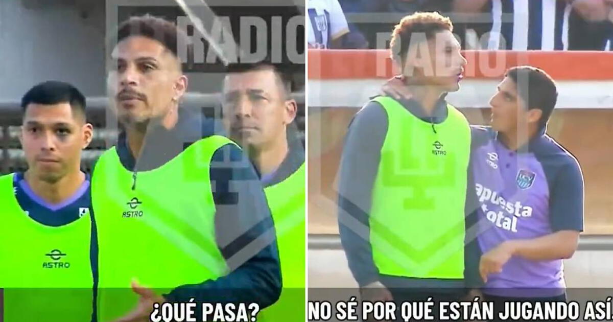 Paolo Guerrero: The tense discussion between the Peruvian national team striker and ‘Chicho’ Salas during the match against Alianza Lima for the 2024 Clausura Tournament is leaked | Sports