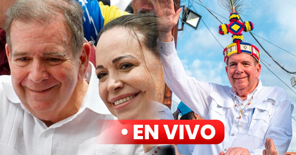 Elecciones en Venezuela 2024 EN VIVO Edmundo González y María Corina