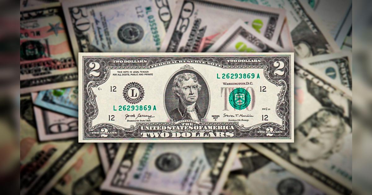 El billete de 2 dólares, uno de los más buscados por los coleccionistas ...