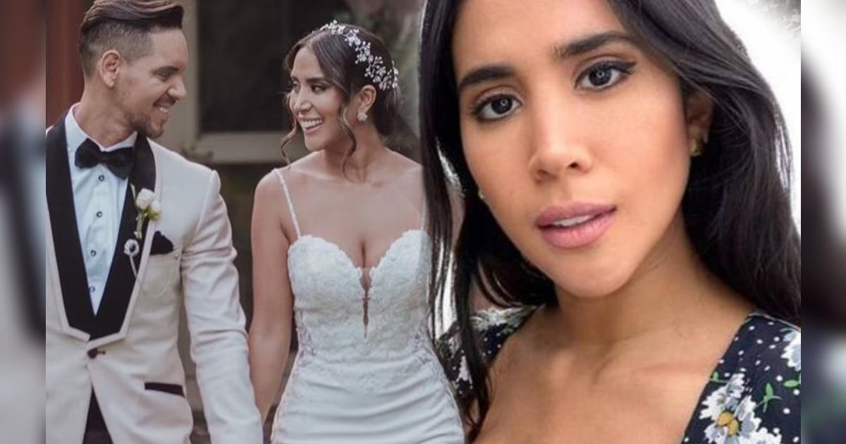 Melissa Paredes envió peculiar mensaje tras casarse hace días con