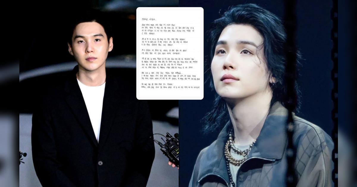 Suga de BTS se disculpa con fans por haber conducido en estado de