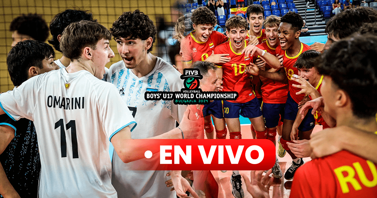 Argentina vs España EN VIVO, Mundial Sub17 de Vóley Masculino 2024