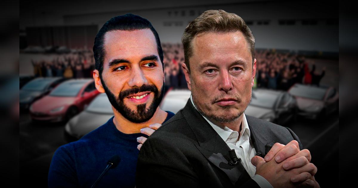 Elon Musk se reúne con Nayib Bukele en planta de Tesla “Una de las