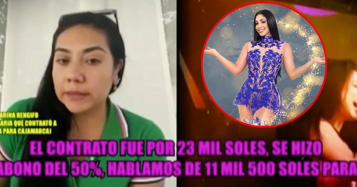 Businesswoman denounces that Pamela Franco did not make it to the presentation in Cajamarca either: “She should give me my money back” | Love and fire | Shows