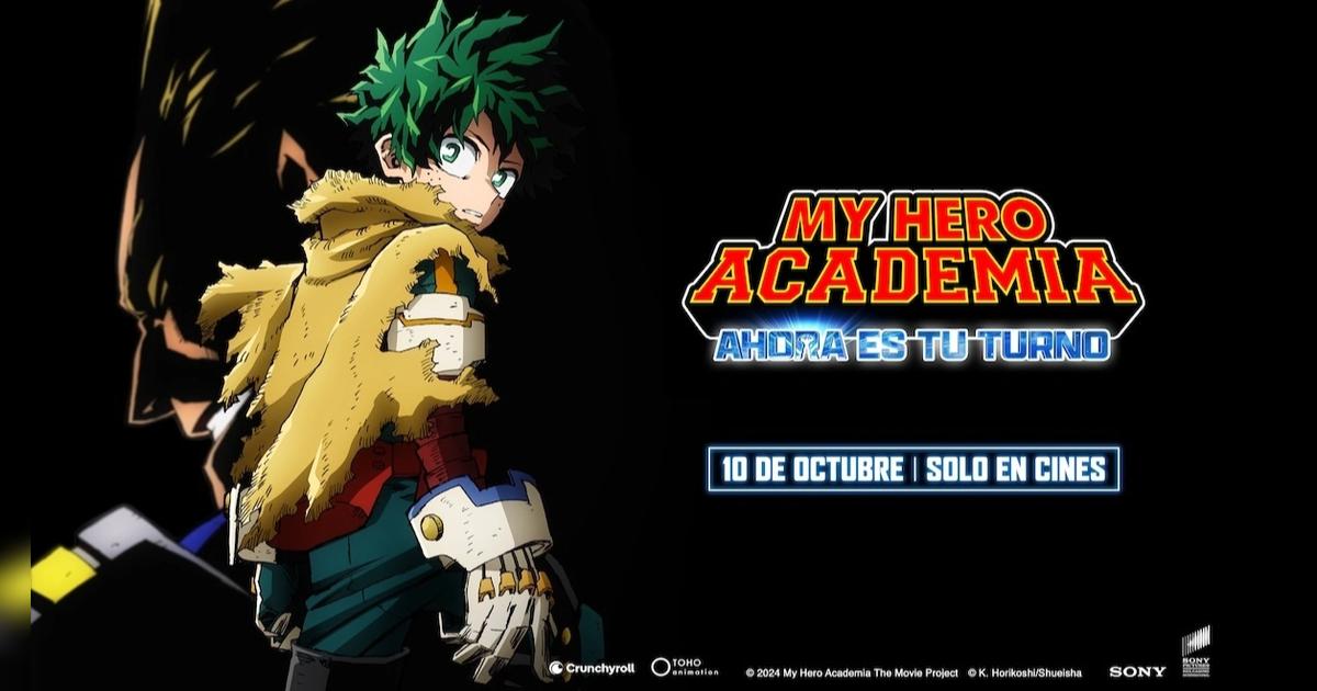 my hero academia ahora es tu turno se estrena en cineplanet: mira boku