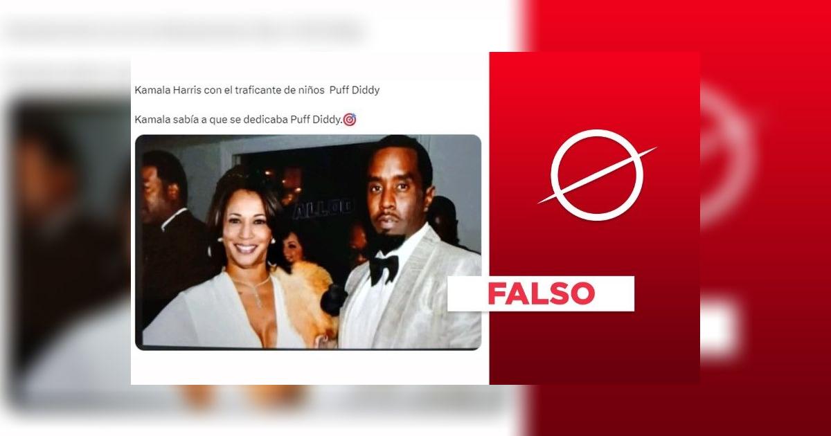 Kamala Harris y Sean ‘Diddy’ Combs no posan juntos en esta foto: es un ...