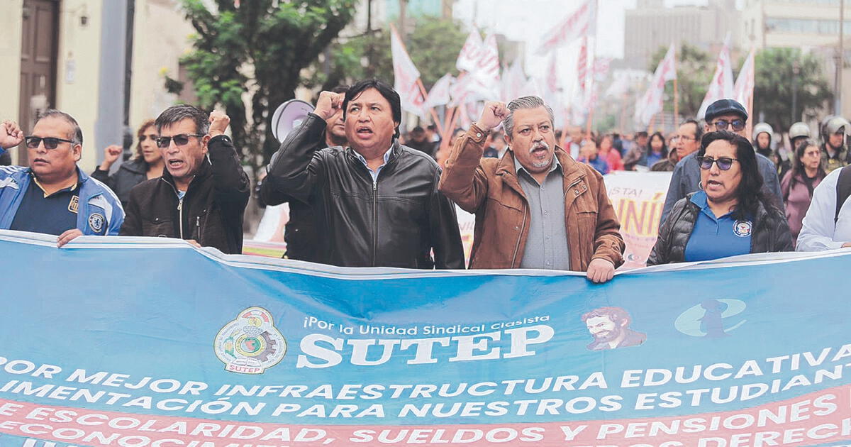 Sutep Suspende Huelga Nacional Tras Acuerdo Con Minedu Darán Plazo