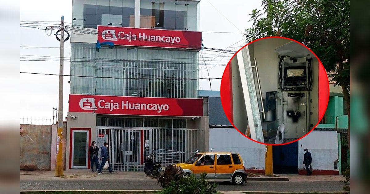 Delincuentes dinamitan cajero de conocida caja en Ica intentaron llevarse 250.000 soles