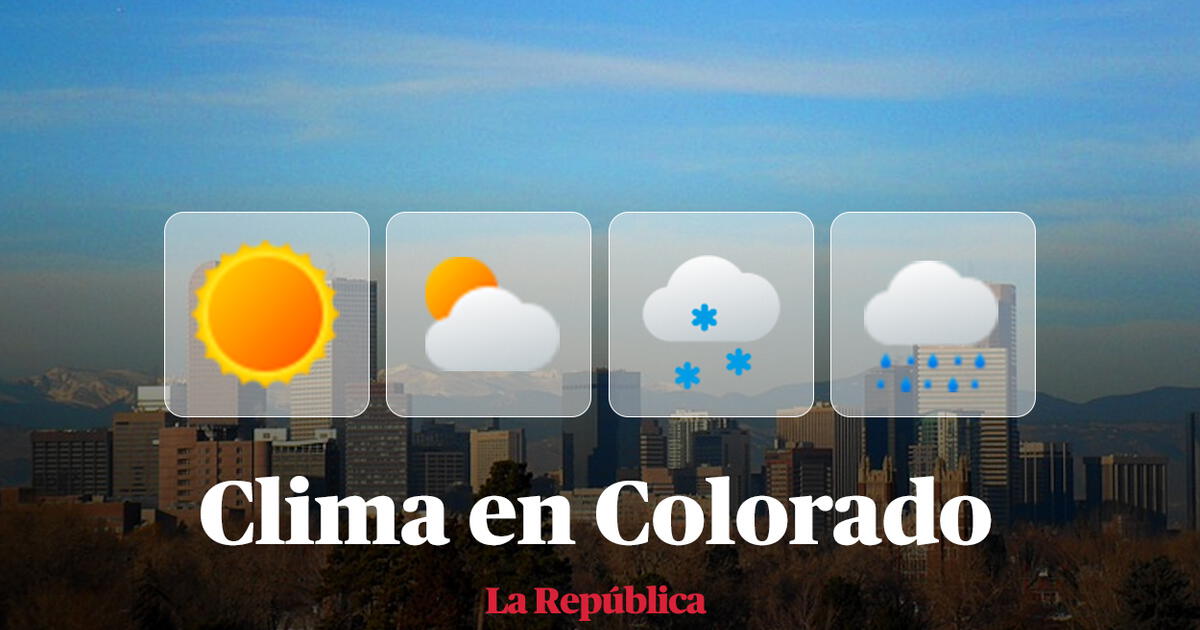 Clima De HOY En Estados Unidos: Pronóstico Del Tiempo En Colorado Este ...