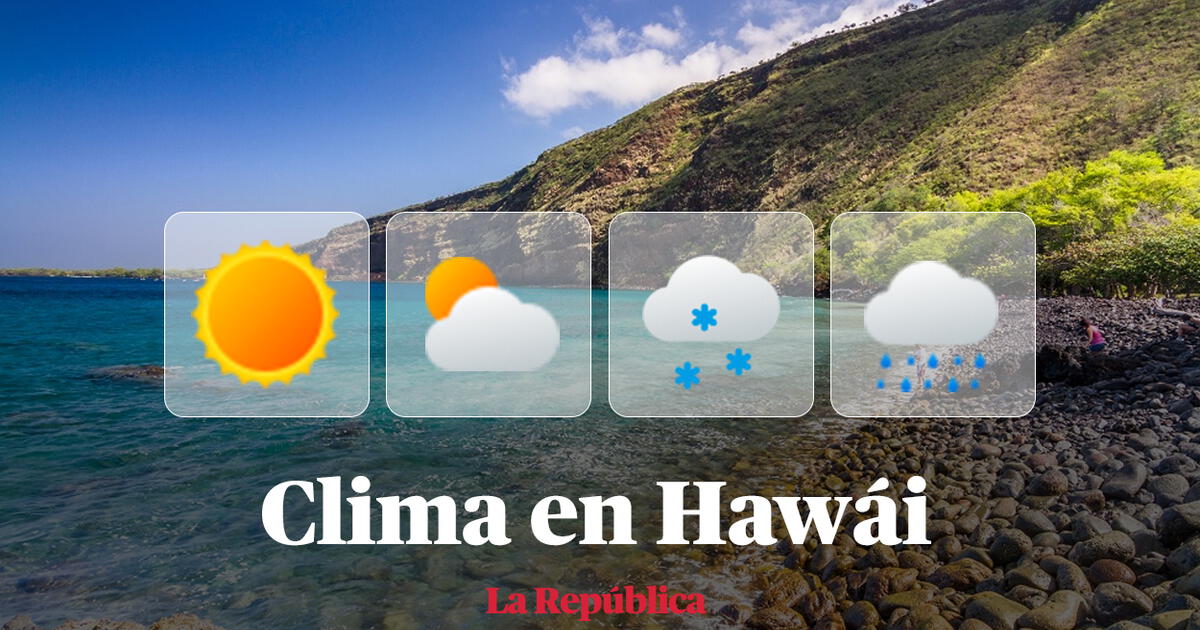 Clima de HOY en Estados Unidos pronóstico del tiempo en Hawaii este 3