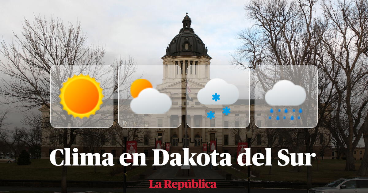 Clima De HOY En Estados Unidos: Pronóstico Del Tiempo En Dakota Del Sur ...