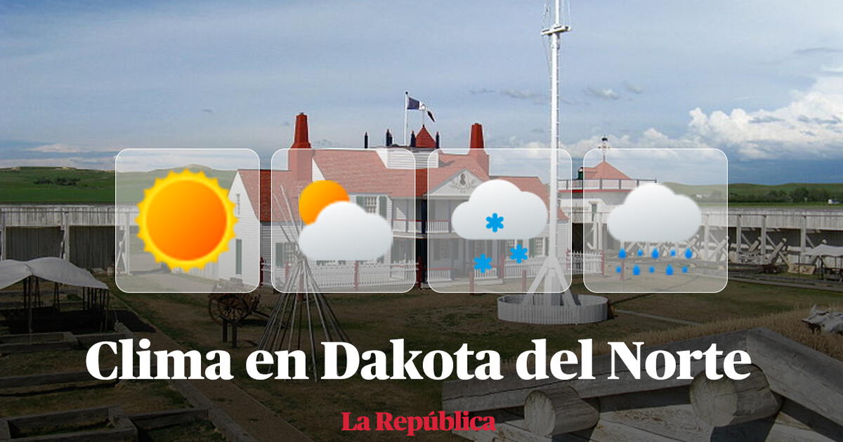 Clima de HOY en Estados Unidos pronóstico del tiempo en Dakota del