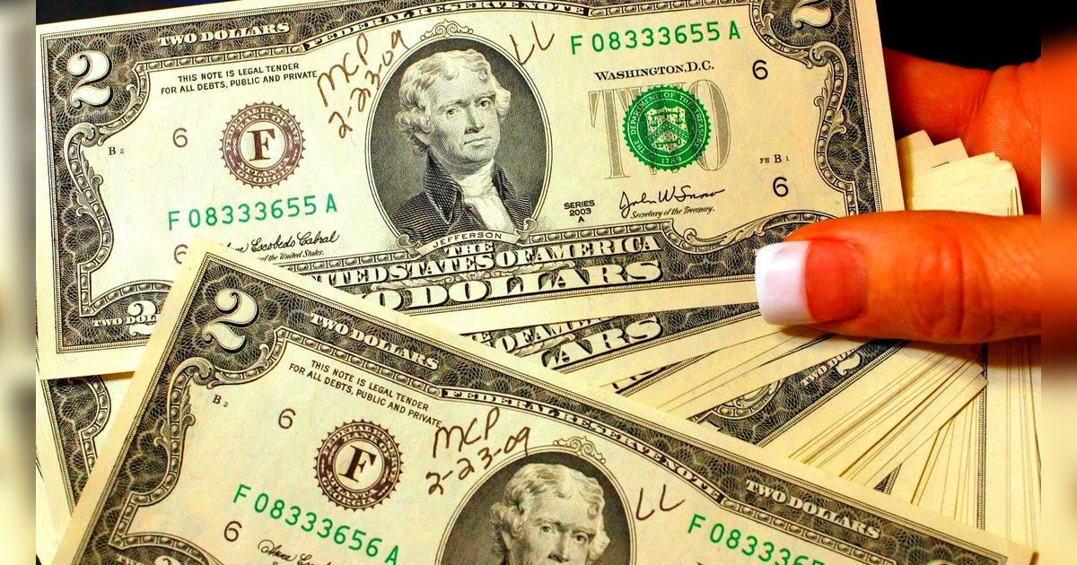 Los billetes de 2 dólares de 2017 que están valorizados en US$2.400 ...