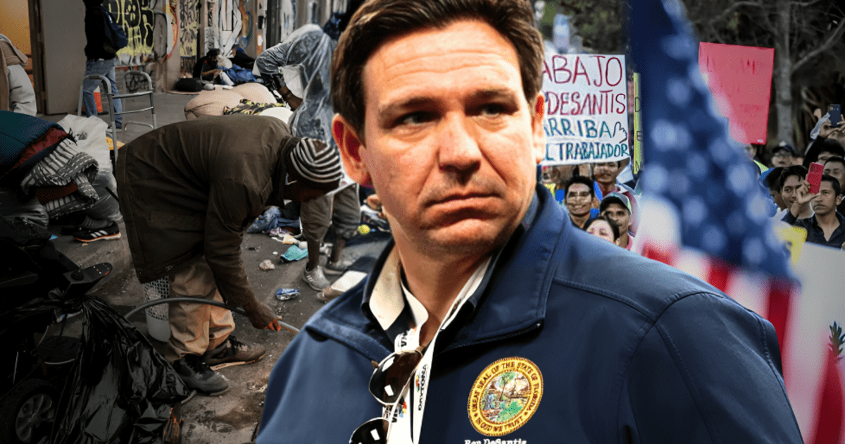 Pésimas noticias para personas sin hogar en Florida: la ley de Ron DeSantis que prohíbe dormir en lugares públicos | Ley HB 1365 | indigencia en Florida | personas sin hogar |