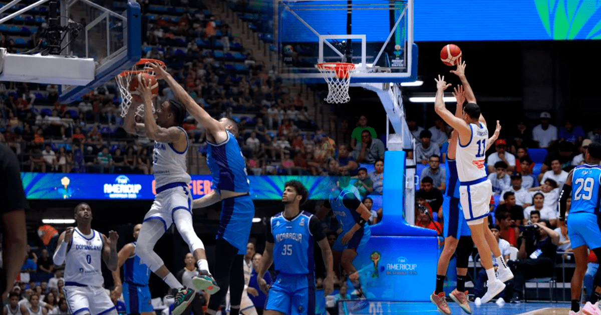 Baloncesto Dominicana vs Nicaragua resultado, clasificatorio para el