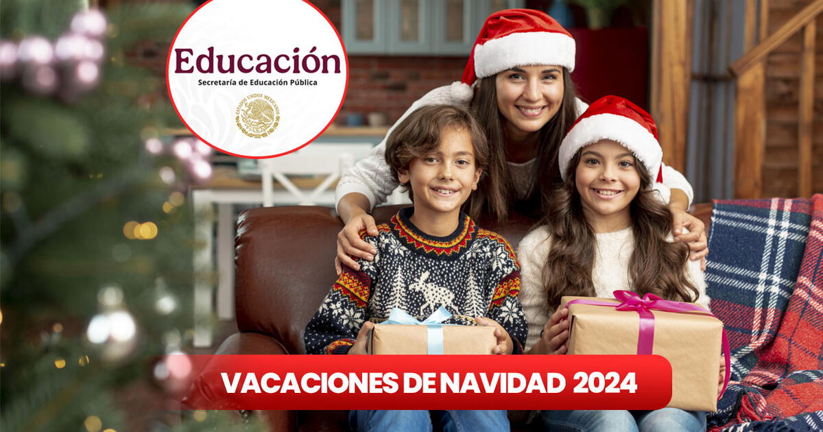 Fecha oficial de las vacaciones de Navidad 2024 en el calendario SEP