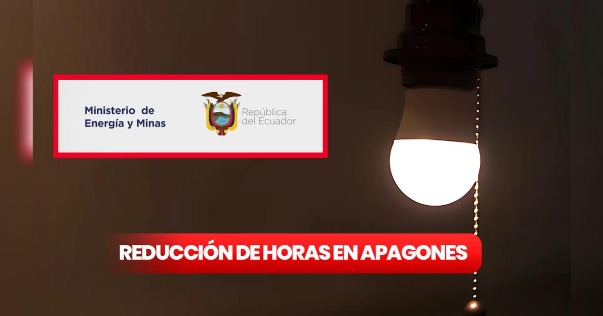 ¡Buena noticia! El Ministerio de Energía y Minas de Ecuador reduce