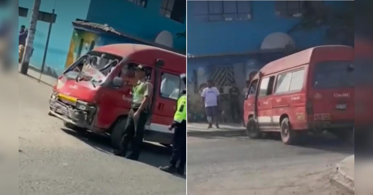 Accidente en SJM: chofer de combi pierde el control, atropella a 3 ...