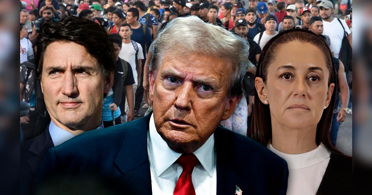 La nueva advertencia de Donald Trump a México y Canadá sobre los ...