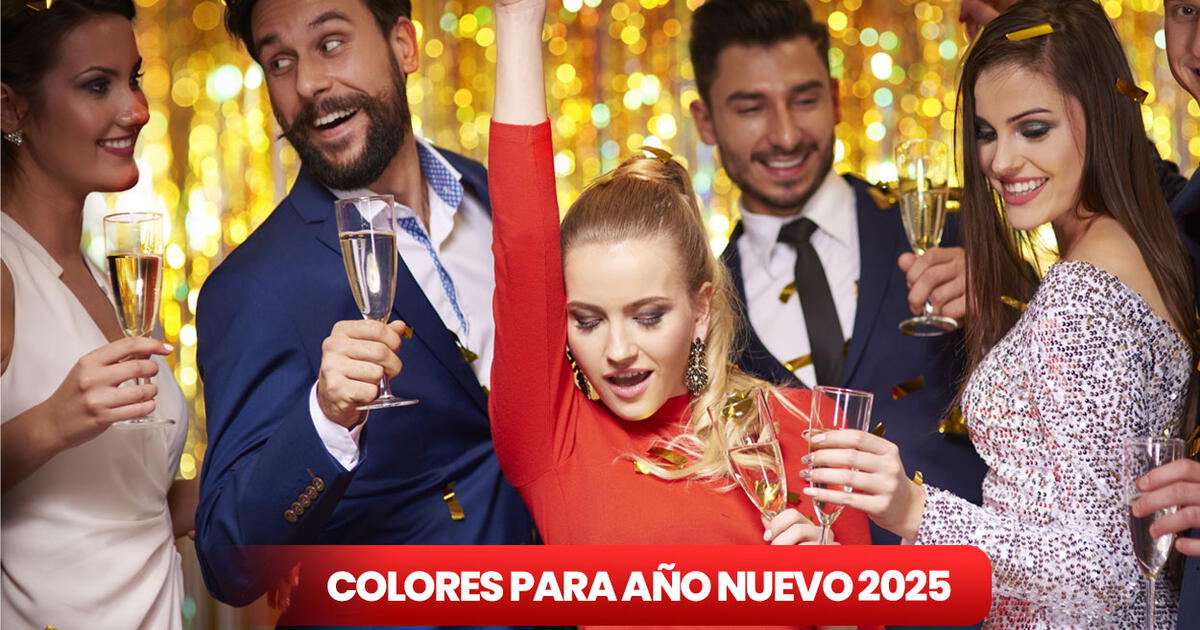 El blanco no va más 5 colores de año nuevo para recibir el 2025 en