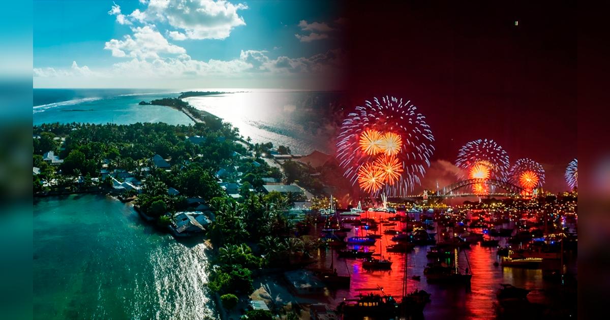 Kiribati and Baker Islands mark the start and end of New Year 2025