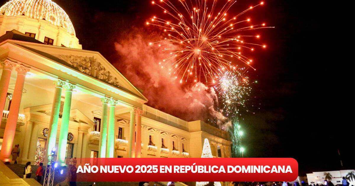 Feliz Año Nuevo 2025 en República Dominicana cuenta regresiva EN VIVO