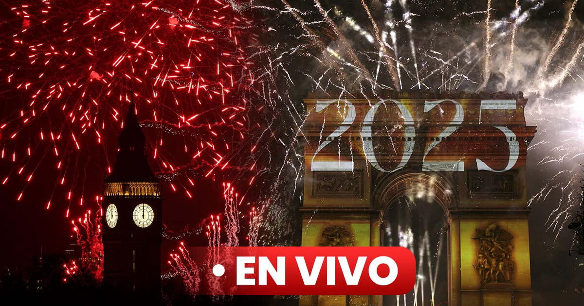 Año Nuevo 2025 EN VIVO, cuenta regresiva qué país recibe primero el