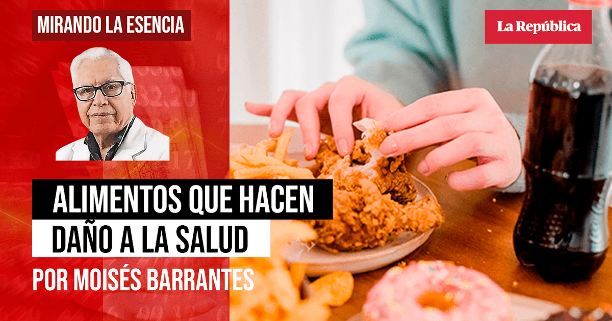 Alimentos que hacen daño a la salud, por Moisés Barrantes Cabrera