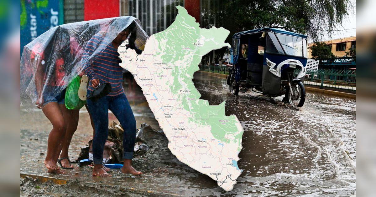 Lluvias intensas en Perú: estas son las regiones que fueron declarados ...