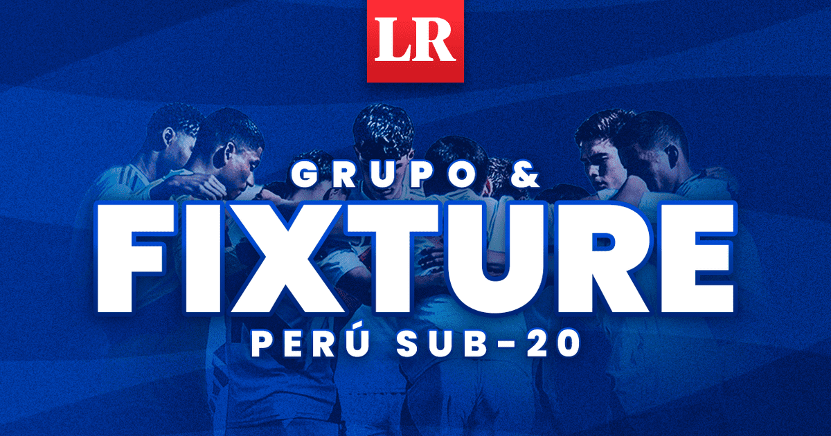 Fixture de Perú en el Sudamericano Sub 20 de Venezuela 2025 rivales y fechas confirmadas
