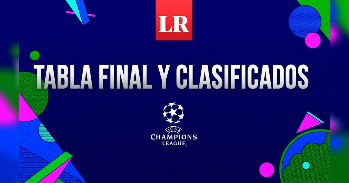 Tabla de posiciones Champions League 2025: resultados partidos de hoy y
