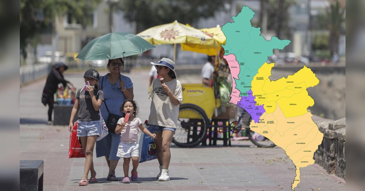 Estos son los distritos de Lima donde hará más calor, según Senamhi ...