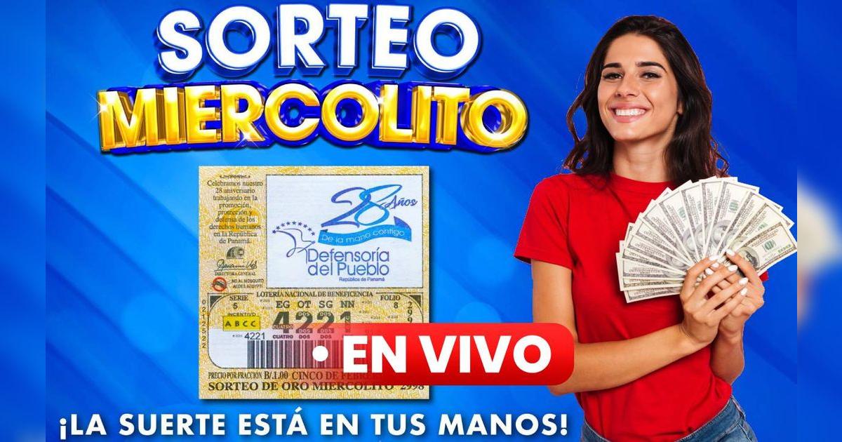 Resultados Lotería Nacional de Panamá EN VIVO HOY, miércoles 5 de