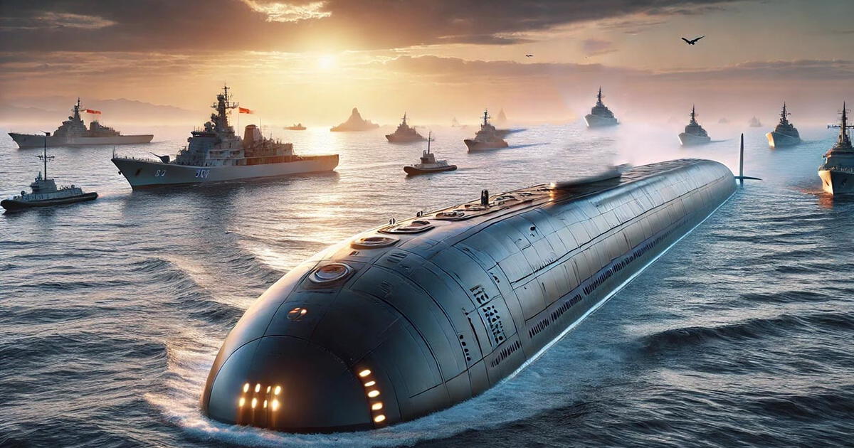 China supera a EE.UU. con el submarino no tripulado más grande del mundo: un avance tecnológico naval sin precedentes