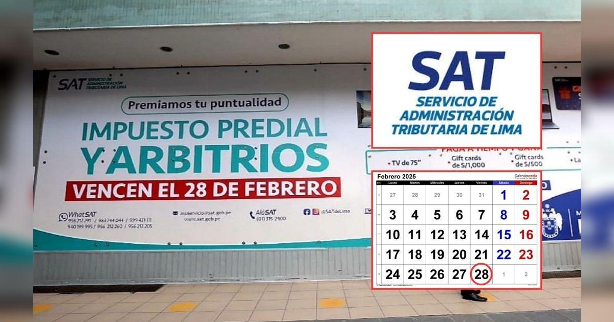 SAT establece fecha máxima para el pago del impuesto predial 2025 hasta ...