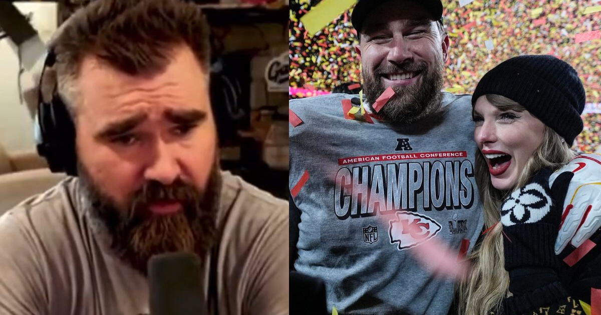 Jason Kelce revela cómo reaccionó a la relación de su hermano Travis y Taylor Swift: "¿Estás bromeando?"