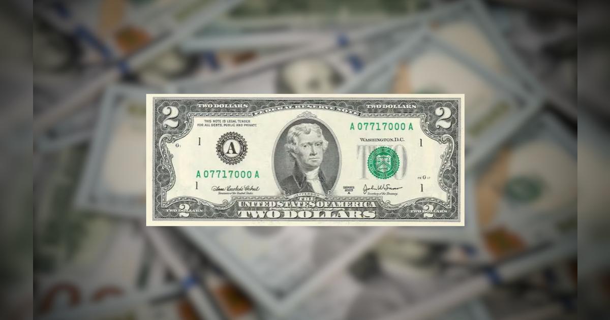 Estos son los billetes de 2 dólares más valiosos en el mercado de ...