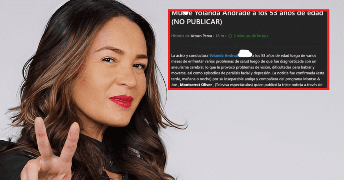 Yolanda Andrade Revive: La Presentadora Mexicana Desmiente Falsa Noticia de Fallecimiento que Sacudió las Redes